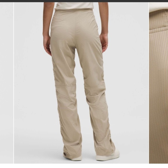 NWT Lululemon Dance Studio Slim-Fit High-Rise Flared Pant Sheer Oak - Picture 3 of 4